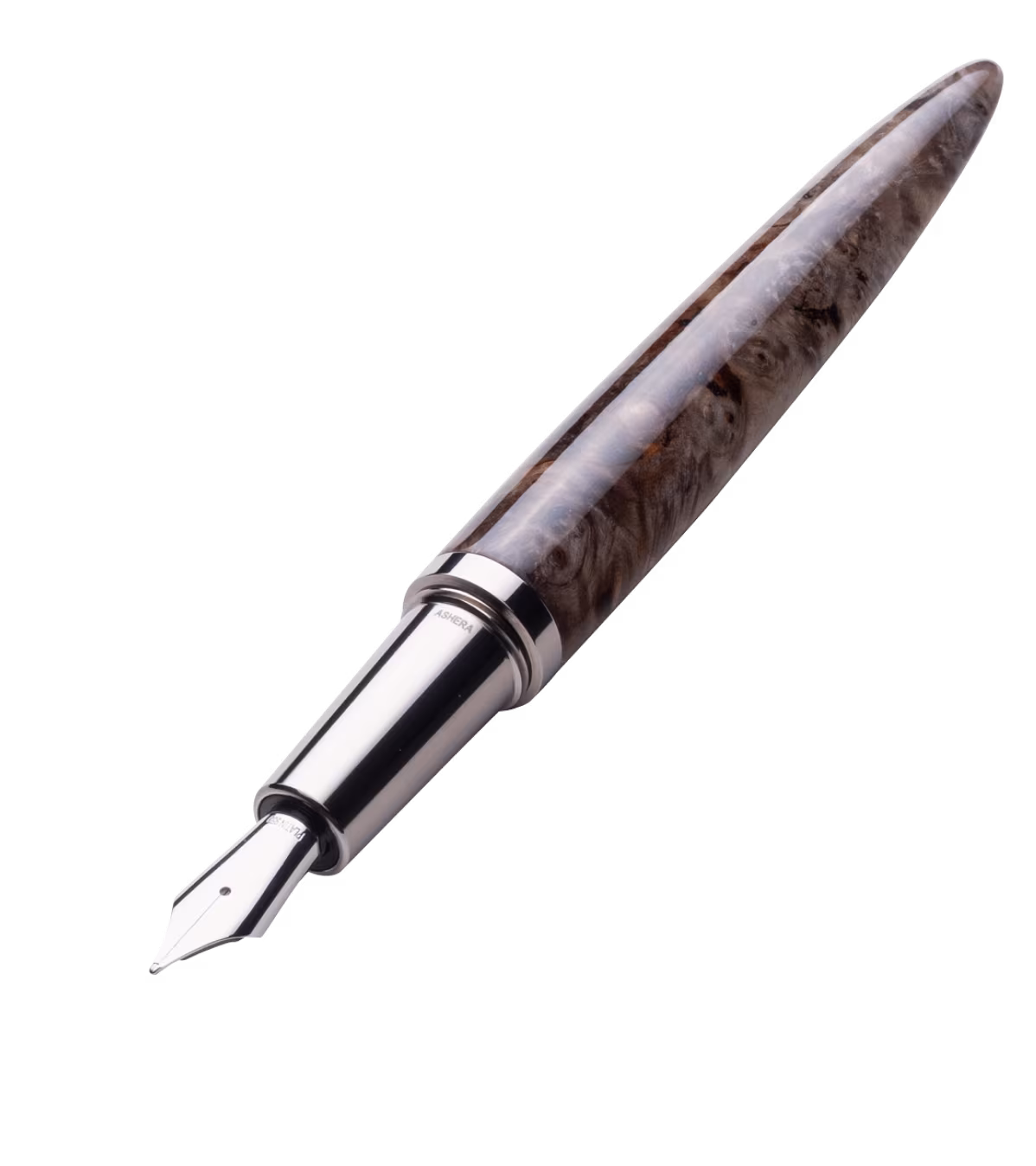 Ashera Dark Buckley Burl Pen image.